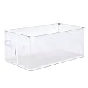 BOXJOY Foldable ???????????????????? ???????????????????? ???????????????? ???????? ???? Transparent Storage Cloth Organizer Box for Clothes with Handle Closet Organiser Basket for Wardrobe, Cupboard, Almirah Shelves Hostel E