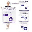 BOXJOY 3 JUMBO 3 LARGE 3 MEDIUM 3 SMALL Transparent Vacuum Storage Bags for Travelling | Packing Winter Clothes Blanket Pillows Cloth | Space Saver Vacuum Compression Bag with Travel Pump | Pack of 12