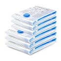 BoxLegend Vacuum Bag 6 Pieces, 3L*80x60cm +3S*60x40cm,Vacuum Storage Bag Travel Vacuum Reusable Garment Bag for Clothing Duvets Bed Wash Pillow Wool Blankets
