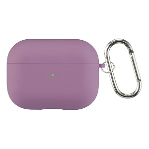 case cover for apple airpods pro 2  silicone case with inner microfiber lining amp keychain hook only for apple airpods  mauve taupe