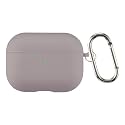 Case Cover for Apple AirPods Pro 1 | Silicone Case with Inner Microfiber Lining &amp; Keychain Hook| Only for Apple Airpods | Concrete Grey