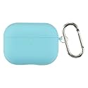 Case Cover for Apple AirPods Pro 1 | Silicone Case with Inner Microfiber Lining &amp; Keychain Hook| Only for Apple Airpods | Bright Pink