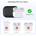 Case Cover for Apple AirPods Pro 1 | Silicone Case with Inner Microfiber Lining &amp; Keychain Hook| Only for Apple Airpods | Bright Pink