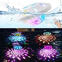 BOXPSII Floating Pool Lights 4 Pack, for Inground Pool, Above Ground Pools