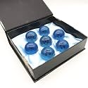 Boxtree Children Toy New Gift Box Set of 7pcs Ball Z 43mm/1.7" Stars Crystal Ball (Blue)