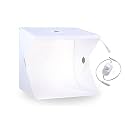 LIGHTBOX- Tabletop Portable PhotoStudio(40x40x40cms)- Product Photography Light Tent- Think Inside The Box !-100% Made in India(Dimmer Version-Adjustable Brightness Controller)