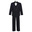 Boy's Classic Tuxedo Suit with No Tail