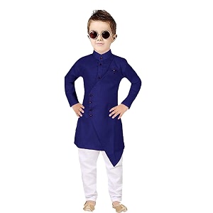 Boys Fancy Kurta Pyjama Set with Classis