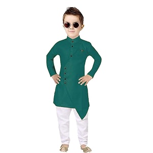 Boys Fancy Kurta Pyjama Set with Classis