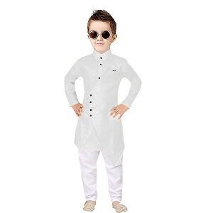 Boys Fancy Kurta Pyjama Set with Classis