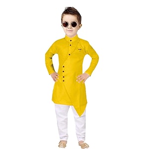 Boys Fancy Kurta Pyjama Set with Classis