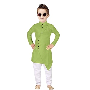 Boys Fancy Kurta Pyjama Set with Classis