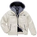 Boy's Faux Leather Jacket Windproof Warm Winter Coat Kids Bomber Outerwear Waterproof PU Motorcycle Jacket