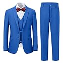 Boy's Formal Suit Set, Slim Fit Suits for Kids, 5 Pieces Boys Tuxedo Set