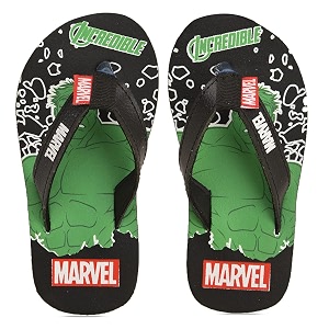 Boys Kids Black Flip Flop Slipper