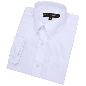 Boys Long Sleeves Solid Dress Shirt JL32