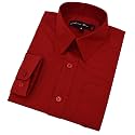 Boy39s Long Sleeves Solid Dress Shirt JL32