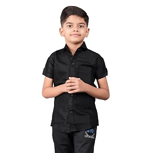 Boys Regular Fit Cotton Blend Shirts