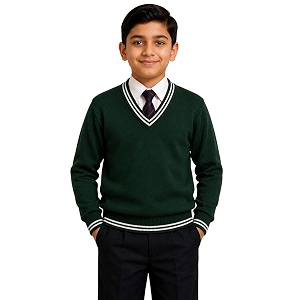 Boys School Uniform Lining Full Sleeves Sweater