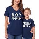 Boy Mama Matching Mommy and Me Outfits Mom Daughter Shirts Mothers Day Outfits Mama Mini Clothing