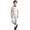 Boy Suits Slim Fit Tuxedo for Boys Suit Set for Kids Formal Wedding Ring Bearer Outfit