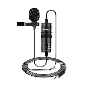 boya by m1 lavalier microphone for smartphones canon nikon dslr cameras and camcorders