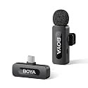 BOYA BY-V10 Wireless Microphones for iPhone 17/16/15 &amp; Android/Laptop