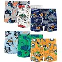 Boys 100% Cotton Soft Boxer Briefs Size 18M-12Yrs Tagless Underwear 6-Pack