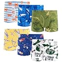 Boys 100% Cotton Soft Boxer Briefs Size 18M-12Yrs Tagless Underwear 6-Pack