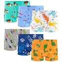 Boys 100% Cotton Soft Boxer Briefs Size 18M-12Yrs Tagless Underwear 6-Pack