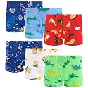 Boys 100% Cotton Soft Boxer Briefs Size 18M-12Yrs Tagless Underwear 6-Pack