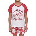Boys 2pc Shorts Set Outfit Short Sleeve Shirt with Classic Applique Print and Shorts