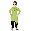 Boys39 Cotton Printed Krishna Style Kurta and