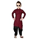 Boys39 Cotton Printed Krishna Style Kurta and