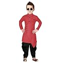 Boys39 Cotton Printed Krishna Style Kurta and