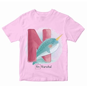 Boys Regular Fit T-Shirt N for Narwhal