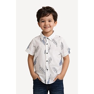 boys39 short sleeve button-down shirt multicolour striped casual summer top for kids