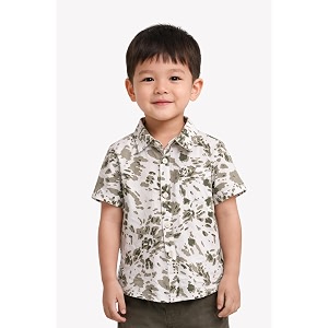 boys39 short sleeve button-down shirt multicolour striped casual summer top for kids