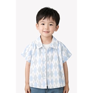 boys39 short sleeve button-down shirt multicolour striped casual summer top for kids