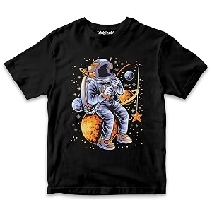 Boys Girls Astronaut Glactic Space Fishing