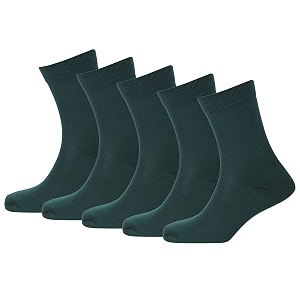 Boys Girls Bottle Green Calf Length