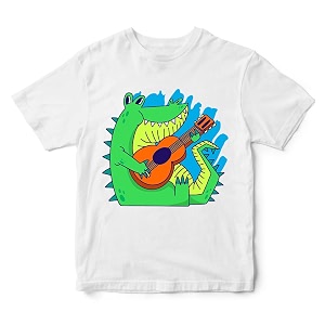 Boys Girls Cute Alligator Crocodile Playing