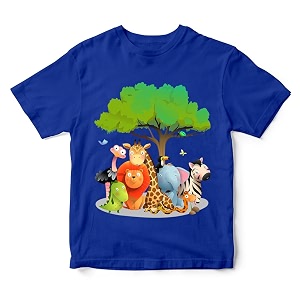 Boys Girls Cute Jungle Animals Theme