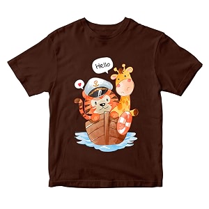 Boys Girls Tiger Giraffe Animals