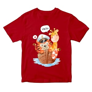 Boys Girls Tiger Giraffe Animals