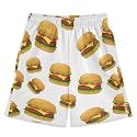 Boys Athletic Shorts Size 7-15 Boys' Casual Shorts with Pockets Elastic Waist Summer Kids Bottom for Sports Homewear
