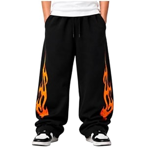 Boys Baggy Cargo Pants Cotton Blend