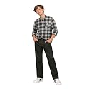 Boys Beige Solid Trousers