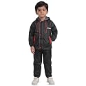 Boys Boys Solid Polyester Raincoat and Elastic
