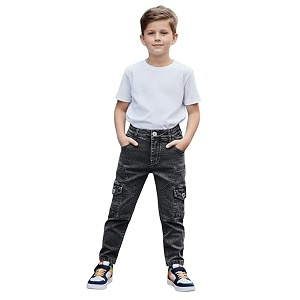 Boys Cargo Pants Kids Cargo Jeans with